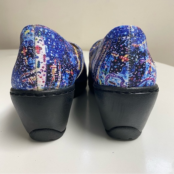 Nursemate Pillow Top Clogs Blue Size 8 - Picture 6 of 7